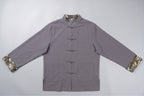 Slate Gray Rayon Tangzhuang