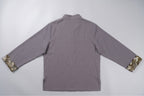 Slate Gray Rayon Tangzhuang
