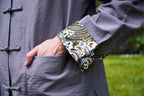 Slate Gray Rayon Tangzhuang