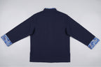 Midnight Blue Rayon Tangzhuang
